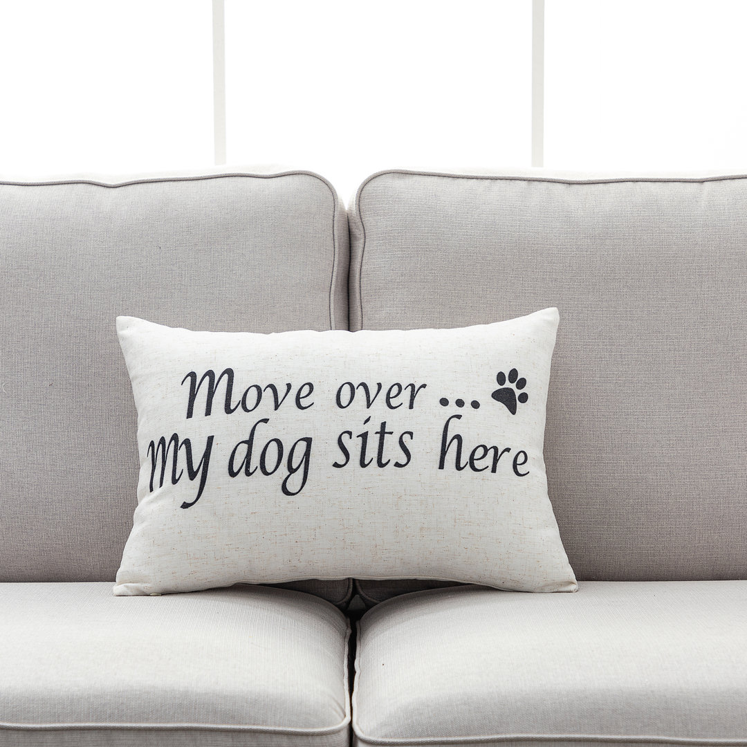 Dog and Home Rectangular Pillow Cover and Insert Peterborough Home
