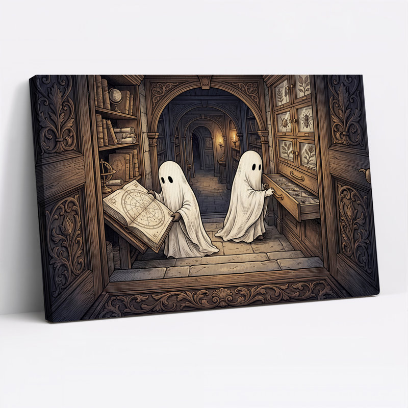 Art mural sur toile Halloween, H 32 po x l 48 po