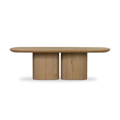 Tikal Barto Dining Table-Aged Smoked Oak