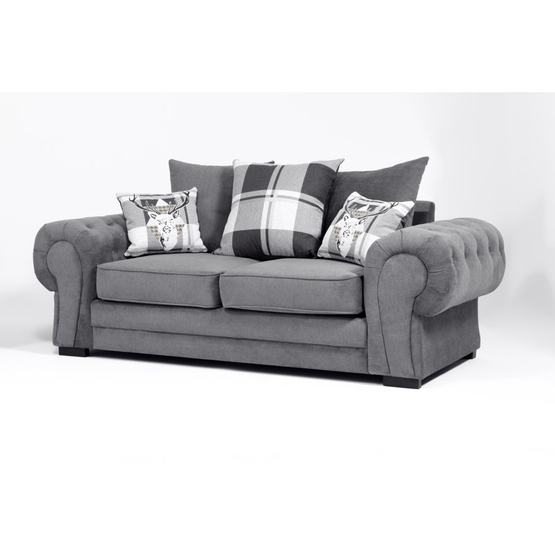 Alcrossagh 2 Seater Sofa, Dark Grey