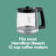 Carafe en verre de 12 tasses Hamilton Beach® compatible avec les cafetières Hamilton