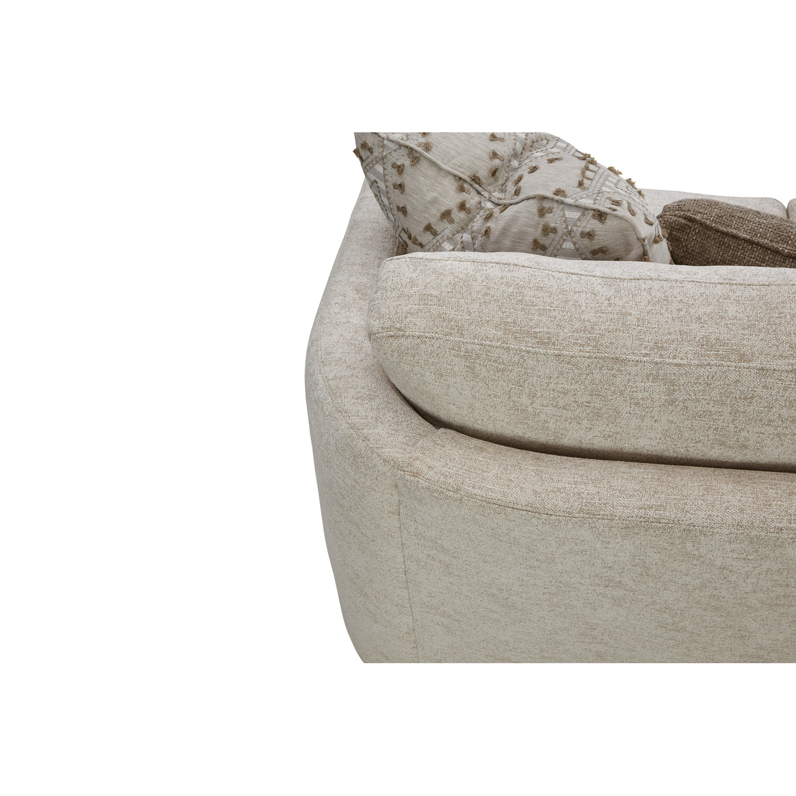 Minty 84'' Upholstered Sofa, Drusky Sand Performance