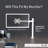 Single LCD Monitor Height Adjustable Desk Mount