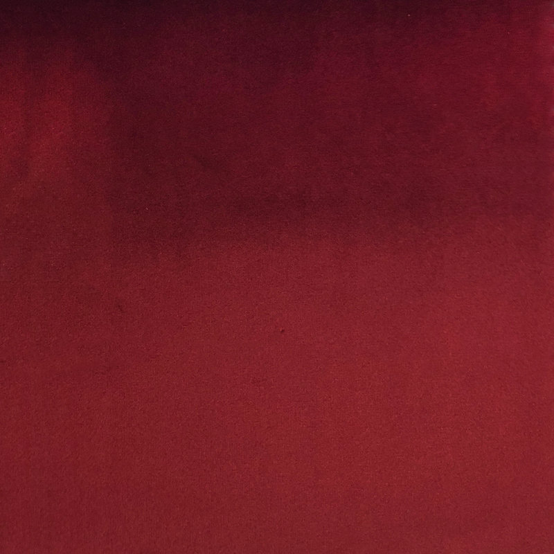 Solid Velvet | Velluto Fabric, Cherry