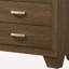 Commode à finition chêne de style moderne