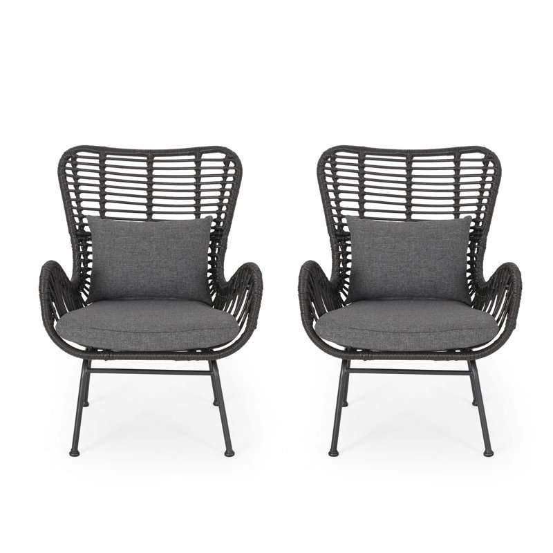 Stylish Living Room Addition, Basic Accent Chair, Gray, Gray