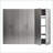 Cabinets 3-Piece Slate Gray Contemporary Garage Storage Set 96W x 79H x 20D | Wood | Office