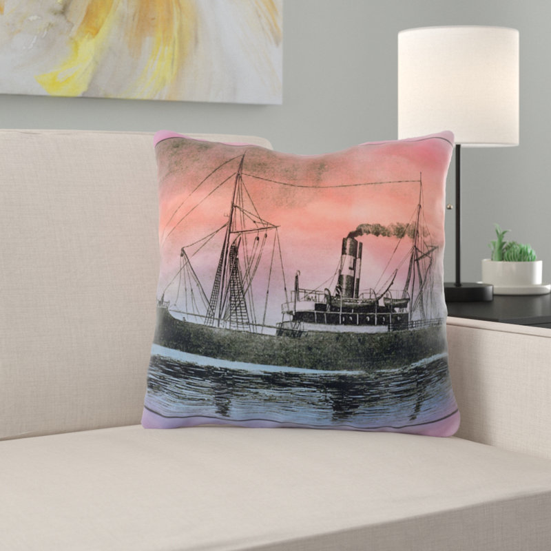 Housse et insert de coussin carré Madalene, Microsuède, Intérieur