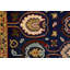 Hand-Knotted High-Quality Blue and Yellow Area Rug
