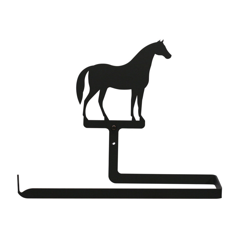 Horse - Paper Towel Holder Horizontal Wall Mount