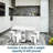 Folding Telescopic Dining Table Set (includes 4 Dining Chairs)