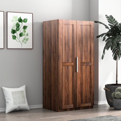 64.75In Freestanding Walnut Cupboard For Pantry, With Multi-Level Shelving, Enhances Organization Kitchen Pantry Cabinet In Walnut, Doors & Shelves, Practical Hallway Storage
