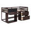 Lit mezzanine polyvalent avec plusieurs composants fonctionnels pour optimiser l'espace-1230943805