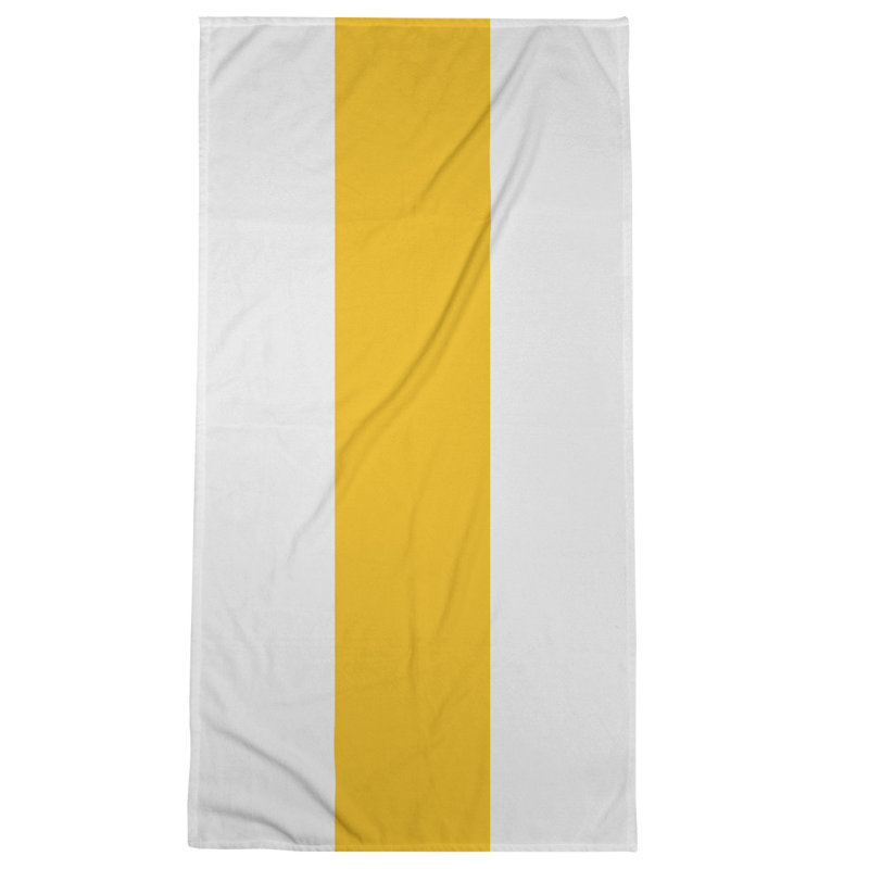 Microfiber Bath Towel, Tennessee Red Football White/Gold/White