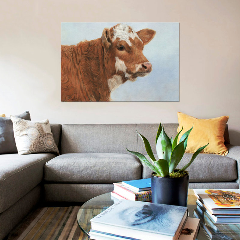 Calf by David Stribbling - Wrapped Canvas Gallery-Wrapped Canvas Giclee, 66.04 cm H x 45.72 cm W x 1.91 cm D