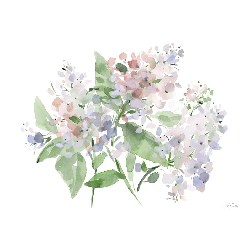 «Pastel Petals On Canvas» par Katrina Pete, reproduction, H 18 po x l 24 po