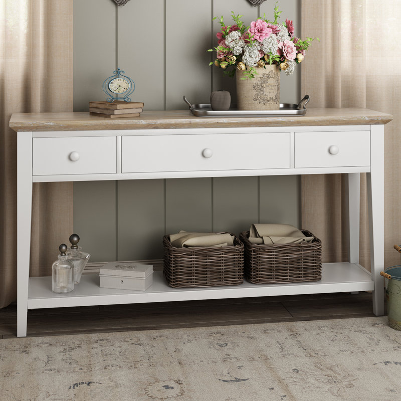 Bayou 143cm Console Table, White