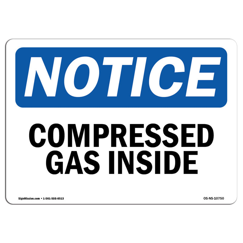 Plaque intérieure à gaz comprimé, H 18 po x l 24 po x P 0,1 po