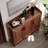 Nut-Brown Aluminum Shoe Storage