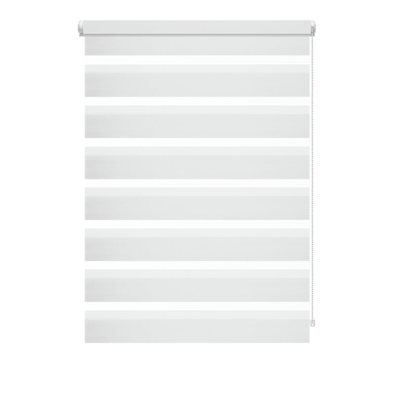 Semi Sheer Roll-Up Blind, White, 160 cm L x 120 cm W