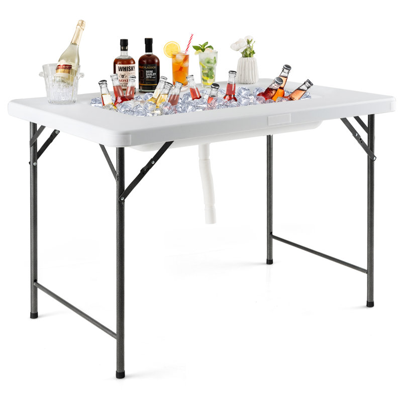 Table de refroidisseur à glaçons pour l'extérieur 4 pi