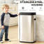  50L Sensor Bin, Touchless Kitchen Bin, Battery Operated, Black-120768094