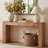 70.87" Solid Wood Farmhouse Console Table
