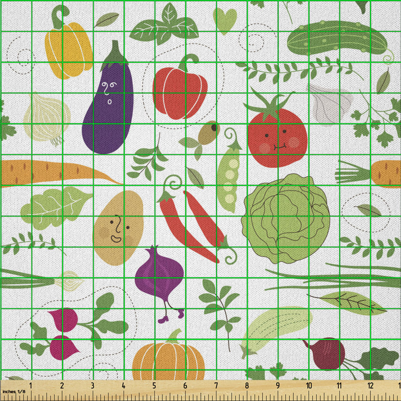 Daviss Vegetarian Healthy Food Multi-Purpose Fabric