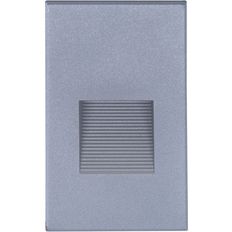 Low Voltage Integrated LED Metal Step Light, Gray