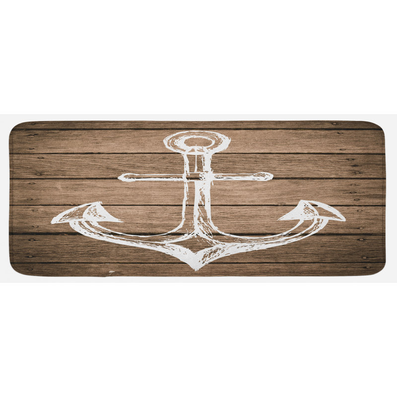 Coastal Synthetic Kitchen Mat