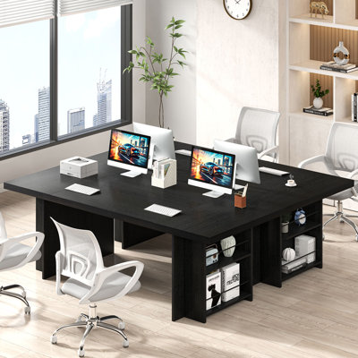 Hulste 70" Executive Desk, Black