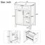 Meuble-lavabo de 24 po avec lavabo en céramique-815188009