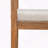 Outdoor Barstool Teak Wood Cushion Sturdy Leg Structure