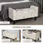 Banc rembourré en tissu Zenaida