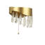 Peterlee Mild Steel LED Flush Mounted Sconce