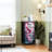 4 Drawer Dresser for Bedroom, Narrow Chest of Drawers, Wooden Top and Study Iron Frame 18"x37.5"-(WxH)