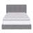 Barcelona Linen or Faux Leather Upholstered Platform Bed Frame with Adjustable Headboard, Heavy Duty Slat Support System, No Box Spring Required - Boyd Sleep-507699967-507699962