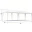 Chapiteau de jardin 10 x 30 pi