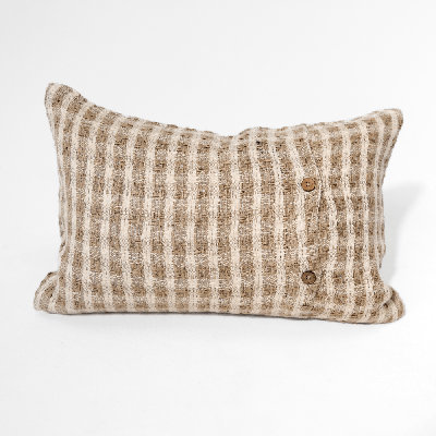 Weave Checks Medium Lumbar Cushion 40 X 60Cm