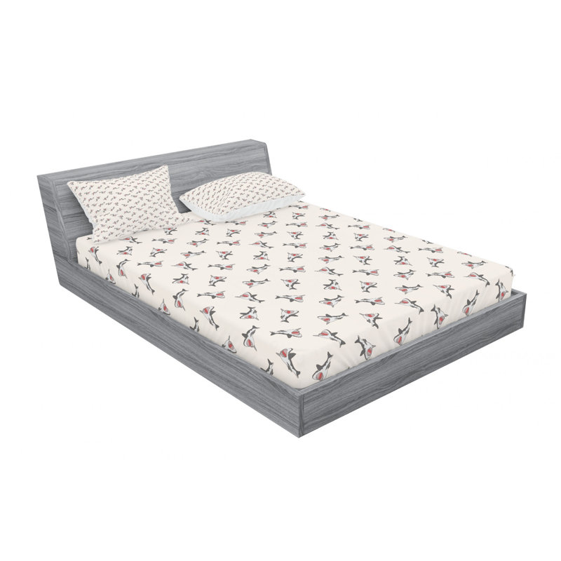 Shark Microfiber Sheet Set, Full Sheet Set with Fitted Sheet
