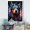 Cosmic Dog Constellations I - Art mural chien