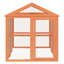 Bois de pin massif 55,5 po x 37 po x 40,9 po Arlmont & Co.