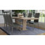 Chaise rembourrée en similicuir avec base en acier inoxydable-2065698112-2063826369