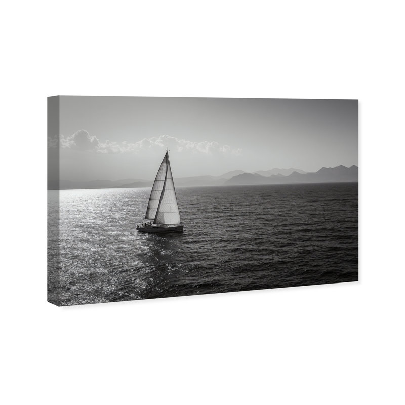 Edge Of Silence Print by Oliver Gal, 10"H x 15"W, Gallery Wrapped