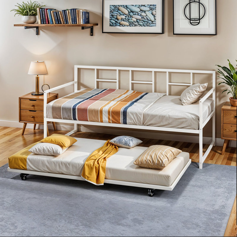 Daybed with Trundle, Black