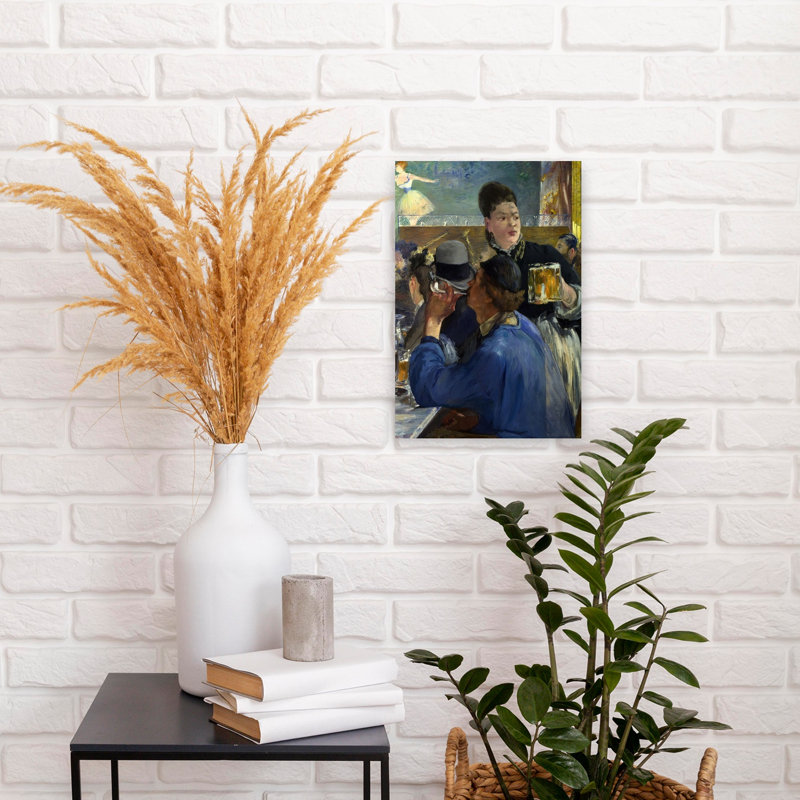 Corner Of A Cafe-Concert, 1878-80 Impressionist Abstract Contemporary Architecture Wall Art Print, 45.72cm H x 30.48cm W