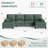 3-Piece Modular Upholstered Sectional Couch-83089862