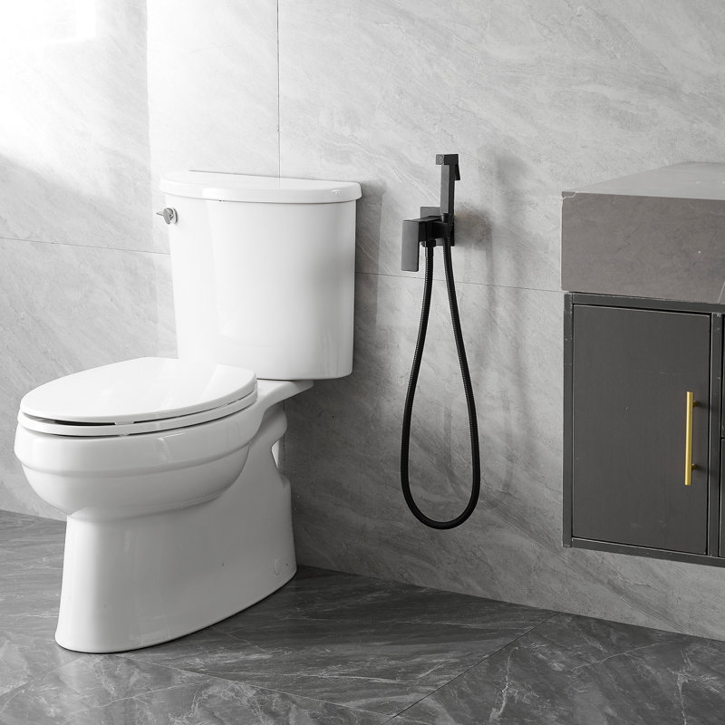 Robinet de bidet, Noir mat