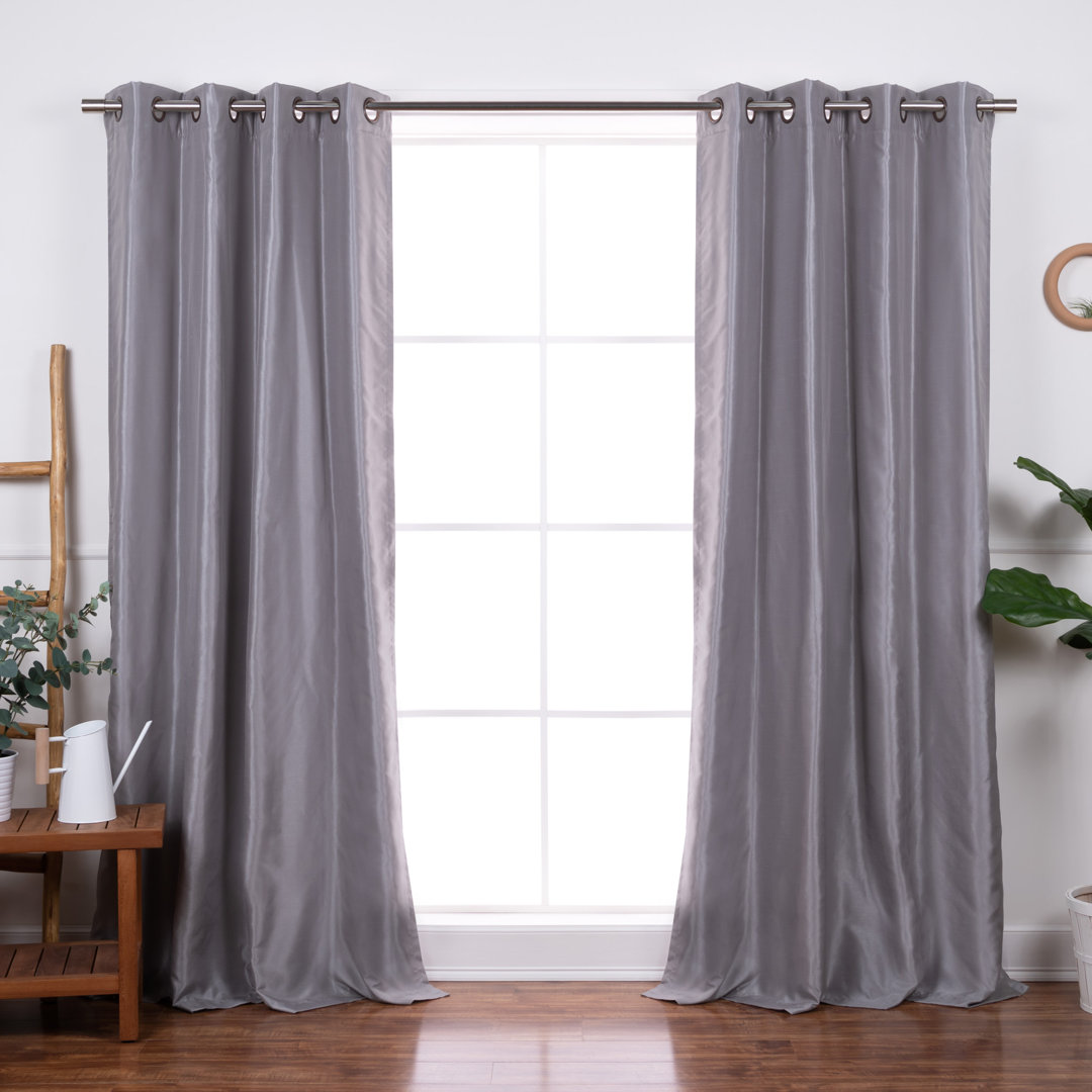 Julianni Polyester Blackout Curtain Pair (Set of 2) Latitude Run® Curtain