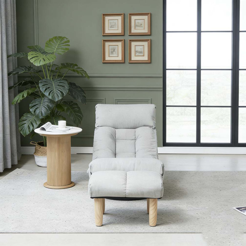 Fauteuil inclinable simple, Gris